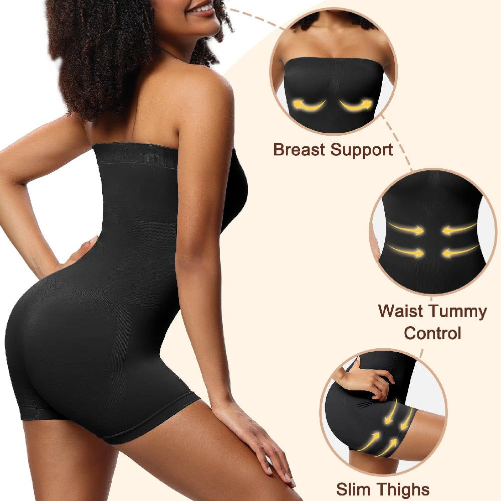 1PCS Naadloze Jumpsuit met Mid - Shapewear Bodysuit Firm recensie en prijs